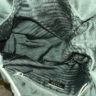 PRADA Black Quilted Nylon Shoulder Bag