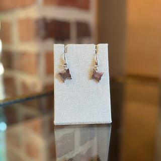 GUCCI Sterling Silver Butterfly Earrings