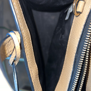 MARC JACOBS Grind Mini Bicolor Leather Tote Bag