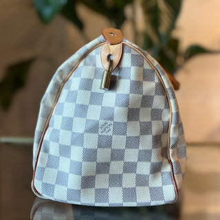 LOUIS VUITTON Speedy 35 Damier Azur