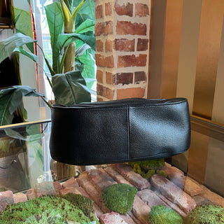 CHLOE Marcie Black Grained Leather Hobo Tall