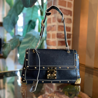 LOUIS VUITTON Le Talentueux Black Suhali Leather Shoulder Bag