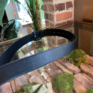 GUCCI GG Marmont Black Leather Belt 95/38(10US)