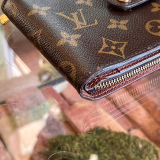 LOUIS VUITTON Portefeuille Celeste Trifold Brown Monogram Canvas Wallet