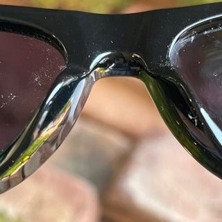 JIMMY CHOO SPARKS/G/S 807IR Black Acetate Cat Eye Sunglasses