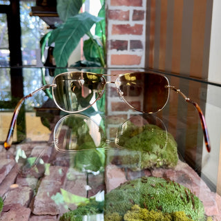 TIFFANY & CO TF3039-B Brown Gold Metal Tortoise Sunglasses