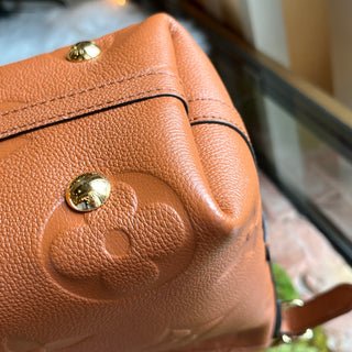 LOUIS VUITTON Carryall PM Cognac Empreinte Leather Hobo Bag