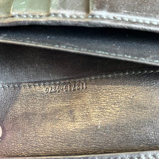 GUCCI GG Signature Black Leather Continental Wallet