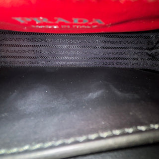PRADA Black Soft Calf Leather Diagramme Large