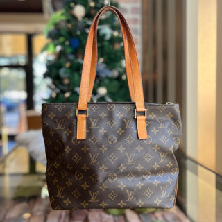 LOUIS VUITTON Cabas Piano Monogram Canvas Tote Bag