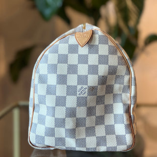 LOUIS VUITTON Speedy 35 Damier Azur