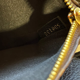 LOUIS VUITTON Twice Noir Monogram Canvas Pochette Crossbody Bag