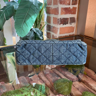 CHANEL 2.55 Reissue 226 Flap Blue Denim Shoulder Bag