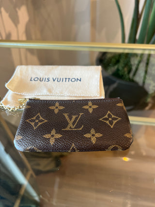 LOUIS VUITTON LV Monogram Key Cles Pouch