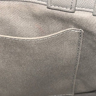 CHANEL Business Affinity Small Gray Caviar Tote Bag