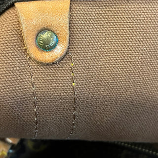 LOUIS VUITTON Keepall 55 Brown Monogram Canvas Vintage Duffel