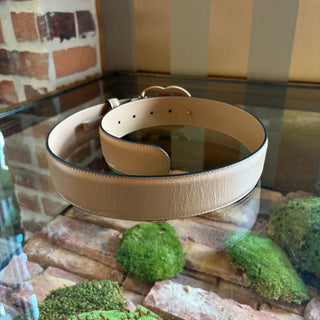 GUCCI Marmont Monochrome Beige Belt 70/20