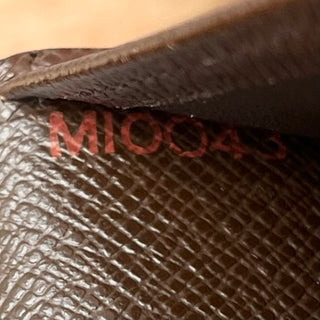 LOUIS VUITTON Damier Ebene French Purse Wallet
