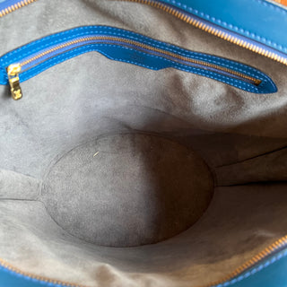 LOUIS VUITTON Saint Jacques Toledo Blue Epi Leather Vintage Tote Bag