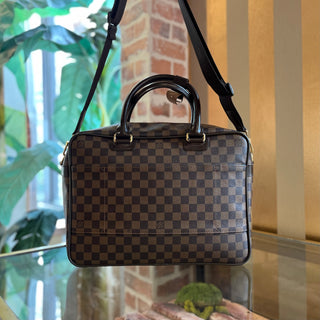 LOUIS VUITTON Icare Damier Ebene Canvas Laptop Bag