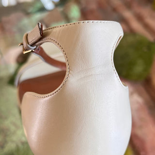 SAINT LAURENT Light Beige Opyum 110 YSL Heels SZ 39.5 (US 9.5)