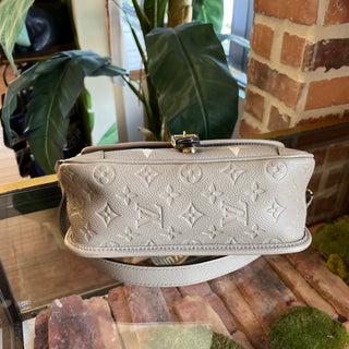 LOUIS VUITTON Diane Dove Monogram Emprinete Leather Shoulder Bag