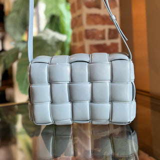 BOTTEGA VENETA Padded Cassette Nappa Maxi Intreccio Crossbody Bag