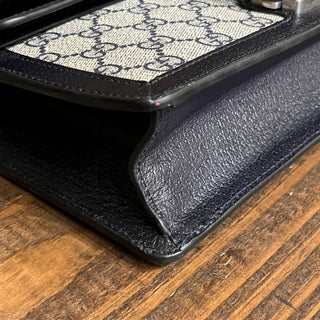 GUCCI Dionysus Medium GG Supreme Monogram Textured Dollar Calfskin Shoulder Bag