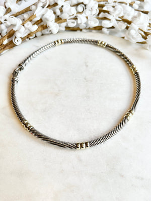 David Yurman Hampton Cable Collar Necklace