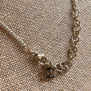 CHANEL Triple Heart Pendant Necklace