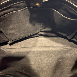 TORY BURCH Black Robinson Saffiano Tote