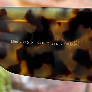 DIOR DiorNuit S1F Tortoise Shell Acetate Square Sunglasses