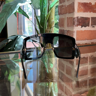DIOR DiorSoLight Black Acetate Oversized Sunglasses