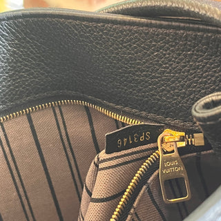 LOUIS VUITTON Spontini Black Empreinte Leather Hobo