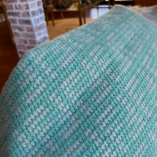 FENDI Shopper Cashmere FF Knit Tote