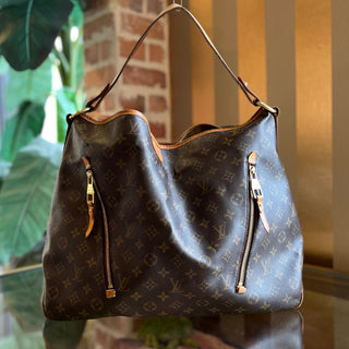 LOUIS VUITTON Delightful GM Brown Monogram Canvas Hobo Bag