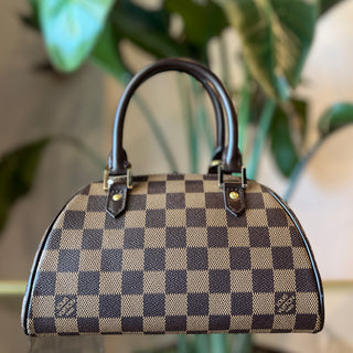 LOUIS VUITTON Damier Ebene Ribera Mini Vintage