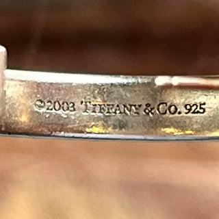 TIFFANY&.CO Sterling Silver Hoop Earrings 2003 Collection