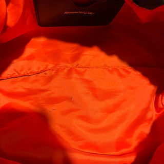 ALEXANDER MCQUEEN The Bundle Black Nylon Drawstring Tote Bag