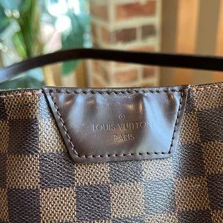 LOUIS VUITTON Rivington GM Damier Ebene Canvas Cabas Tote Bag