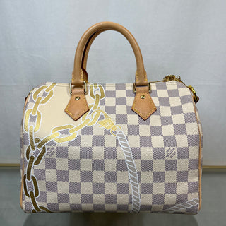 LOUIS VUITTON Nautical Damier Azur Speedy Bandouliere 25