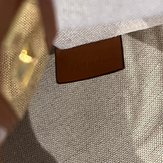 CELINE Bucket 16 Brown Canvas Bag