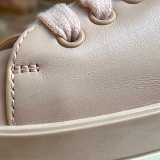 PRADA Pink Leather Low Top Sneakers SZ 37.5 (US 7.5)
