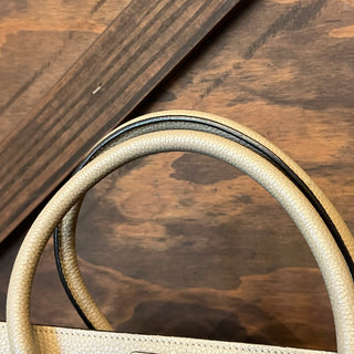 CELINE Luggage Micro Greige Drummed Calfskin Tote