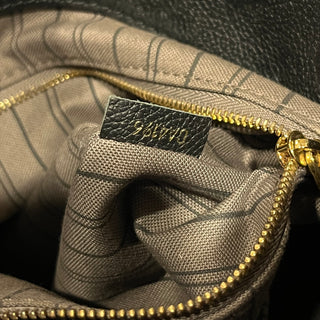 LOUIS VUITTON Artsy Black Empriente Leather Hobo