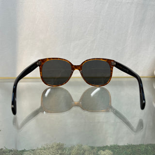 CELINE CL401641 Brown Leopard Square Sunglasses TS3809