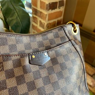 LOUIS VUITTON South Bank Damier Ebene Canvas Crossbody