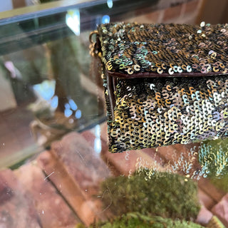 DOLCE & GABBANA Sequined Multicolor Chain Crossbody