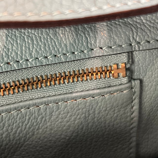 HERMES Bleu Paon Togo Birkin 30