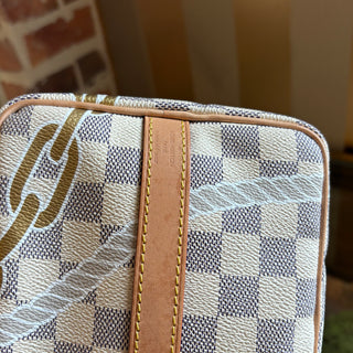 LOUIS VUITTON Speedy Bandoulière 25 Damier Azur Nautical Canvas Satchel